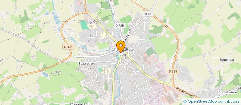 localisation de l'entreprise MONSIEUR THIBAUT MAINFROID  MONTVAL-SUR-LOIR