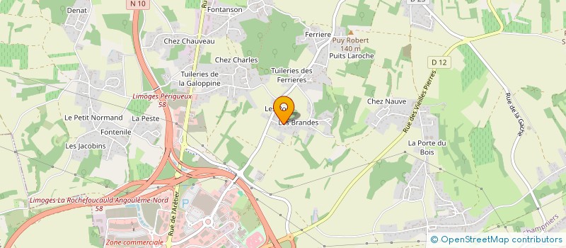 localisation de l'entreprise MONSIEUR THIBAUT MARCHAND à CHAMPNIERS