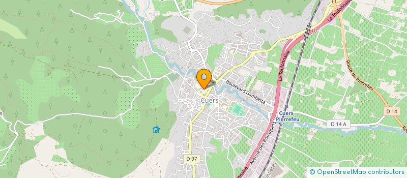 localisation de l'entreprise MONSIEUR THIBAUT MARCHAND  CUERS