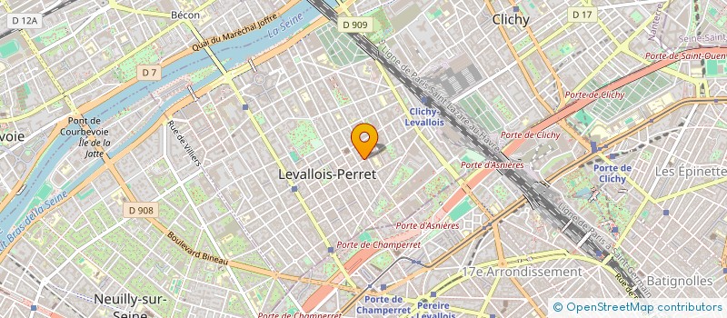 localisation de l'entreprise MONSIEUR THIBAUT MARGUET à LEVALLOIS-PERRET