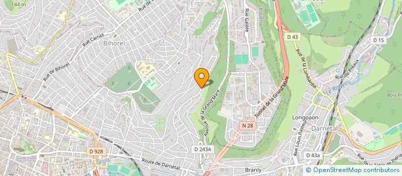 localisation de l'entreprise MONSIEUR THIBAUT MARTINE  ROUEN