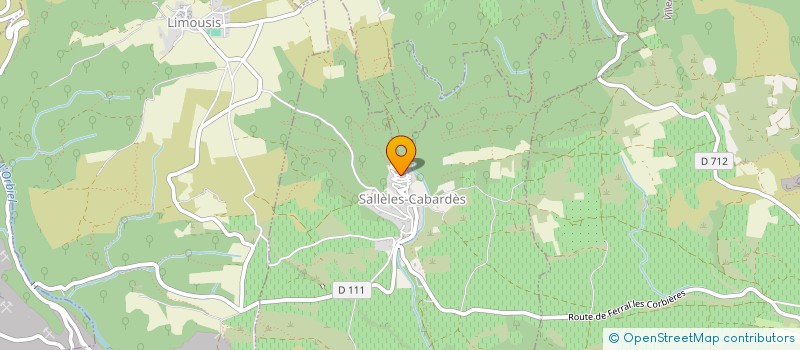 localisation de l'entreprise MONSIEUR THIBAUT MARTY  SALLELES-CABARDES