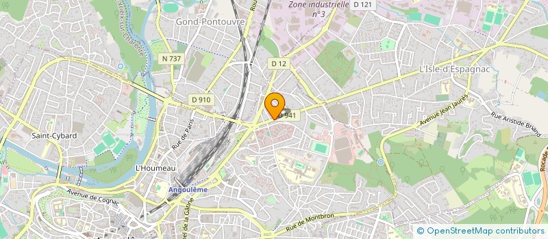 localisation de l'entreprise MONSIEUR THIBAUT MENARD à ANGOULEME