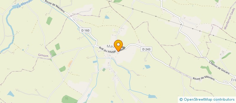 localisation de l'entreprise MONSIEUR THIBAUT MILLET  ESCORNEBOEUF