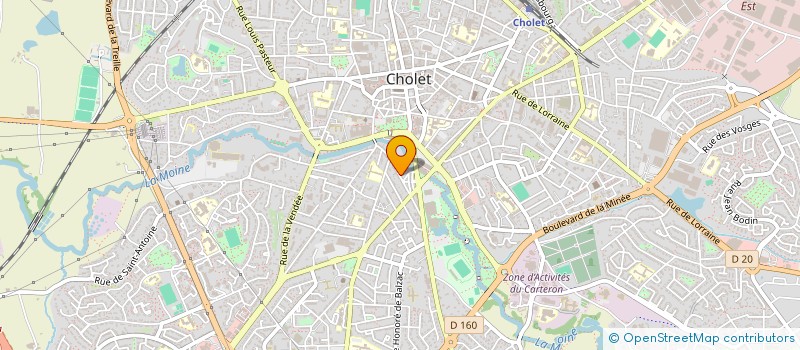 localisation de l'entreprise MONSIEUR THIBAUT MILVILLE à CHOLET