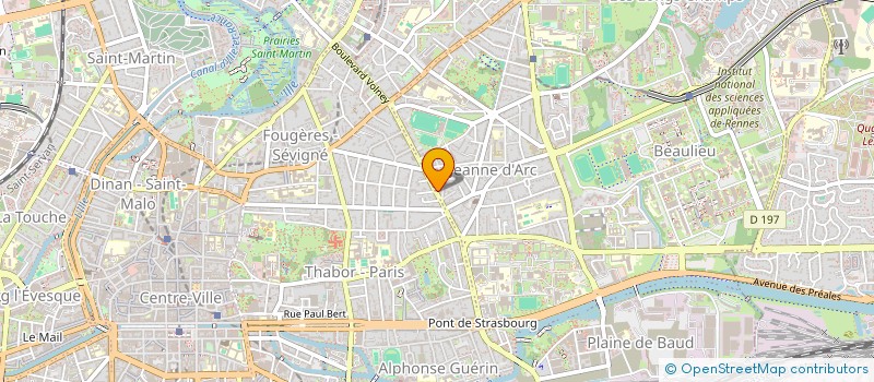 localisation de l'entreprise MONSIEUR THIBAUT MINEL  RENNES