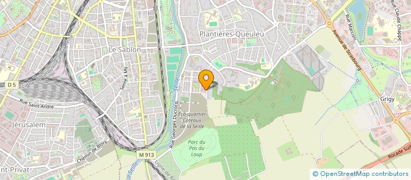 localisation de l'entreprise MONSIEUR THIBAUT MOINIER  METZ