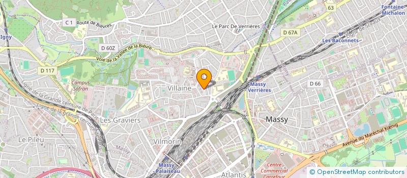 localisation de l'entreprise MONSIEUR THIBAUT MONTAY  MASSY
