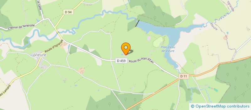 localisation de l'entreprise MONSIEUR THIBAUT MORIN  VIEURE