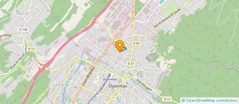 localisation de l'entreprise MONSIEUR THIBAUT MORISETTI à OYONNAX