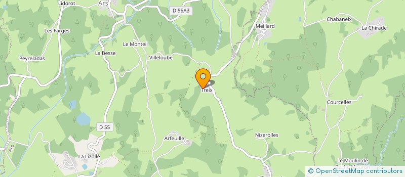 localisation de l'entreprise MONSIEUR THIBAUT MOURISSOUX à ARS