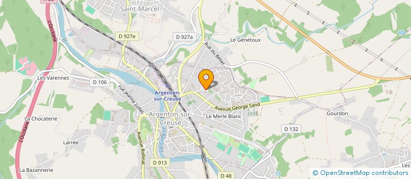 localisation de l'entreprise MONSIEUR THIBAUT MYTHERBALE à ARGENTON-SUR-CREUSE