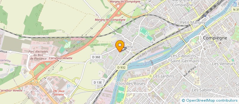 localisation de l'entreprise MONSIEUR THIBAUT NAGORSKI  VENETTE