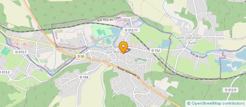 localisation de l'entreprise MONSIEUR THIBAUT NARGEOT à SAINT-REMY-SUR-AVRE