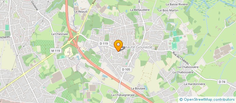 localisation de l'entreprise MONSIEUR THIBAUT NAUDIN  HAUTE-GOULAINE