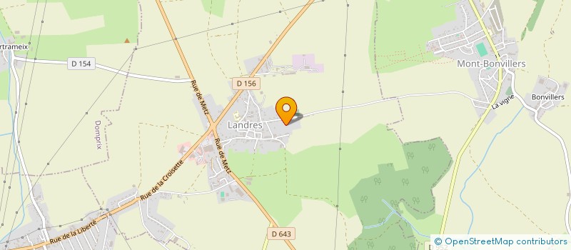 localisation de l'entreprise MONSIEUR THIBAUT NORMAND  LANDRES