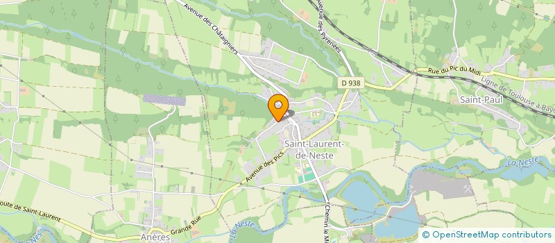 localisation de l'entreprise MONSIEUR THIBAUT NOTARIO  SAINT-LAURENT-DE-NESTE