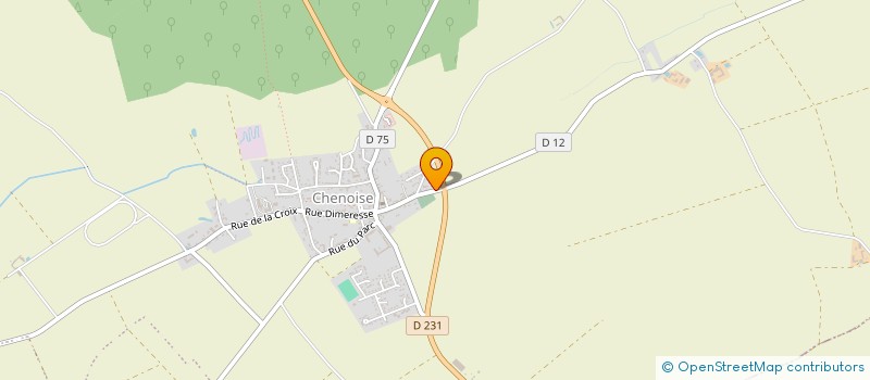 localisation de l'entreprise MONSIEUR THIBAUT NOUET  CHENOISE-CUCHARMOY