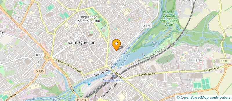 localisation de l'entreprise MONSIEUR THIBAUT OKOGHE ALLANG à SAINT-QUENTIN