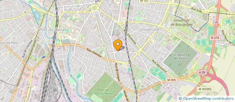 localisation de l'entreprise MONSIEUR THIBAUT PANSARD  DIJON