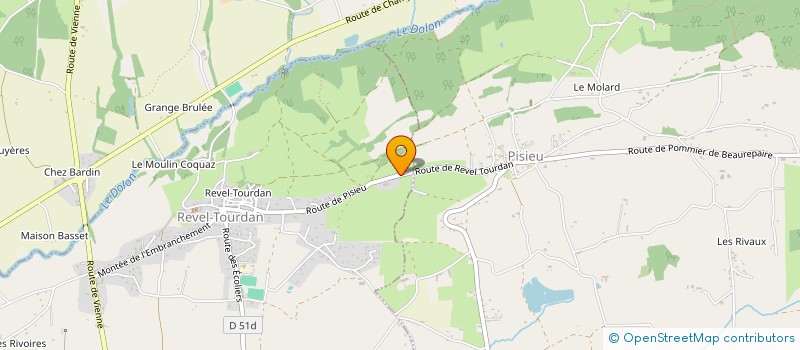 localisation de l'entreprise MONSIEUR THIBAUT PATTON  REVEL-TOURDAN