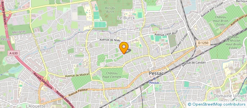 localisation de l'entreprise MONSIEUR THIBAUT PEREIRA  PESSAC