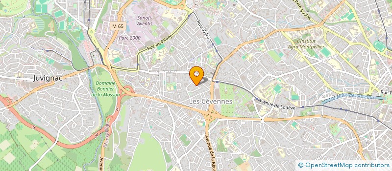 localisation de l'entreprise MONSIEUR THIBAUT PERRIN à MONTPELLIER