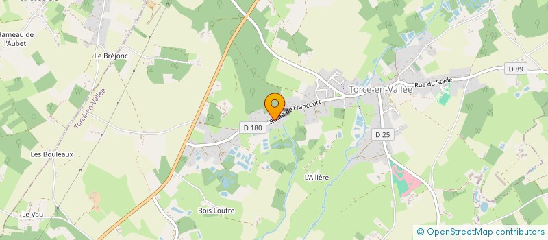 localisation de l'entreprise MONSIEUR THIBAUT PETITHOMME  TORCE-EN-VALLEE