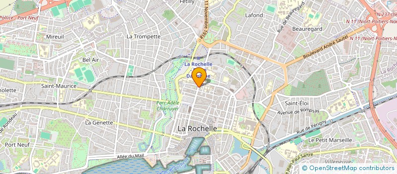 localisation de l'entreprise MONSIEUR THIBAUT PICARD  LA ROCHELLE