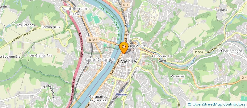 localisation de l'entreprise MONSIEUR THIBAUT PIERRE  VIENNE