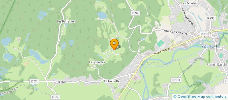 localisation de l'entreprise MONSIEUR THIBAUT PINOT  MELISEY