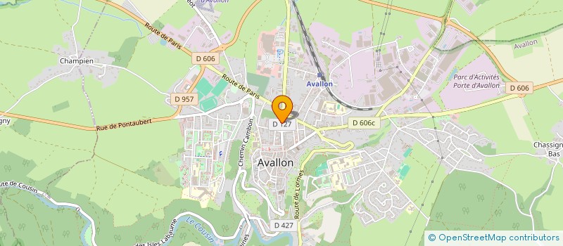 localisation de l'entreprise MONSIEUR THIBAUT PINSARD à AVALLON
