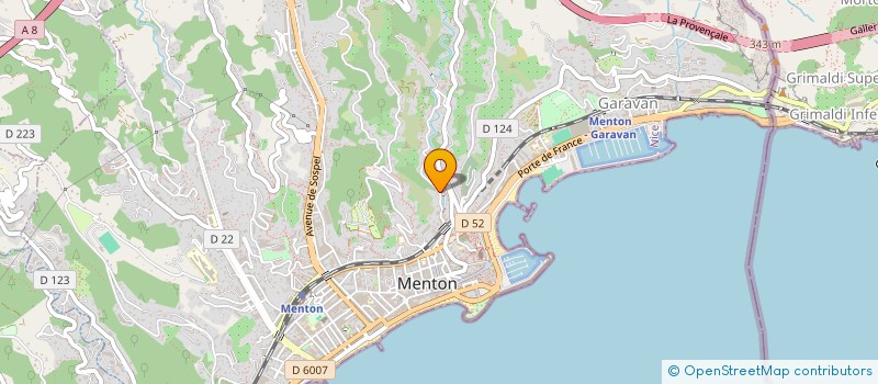 localisation de l'entreprise MONSIEUR THIBAUT PITRAYE à MENTON