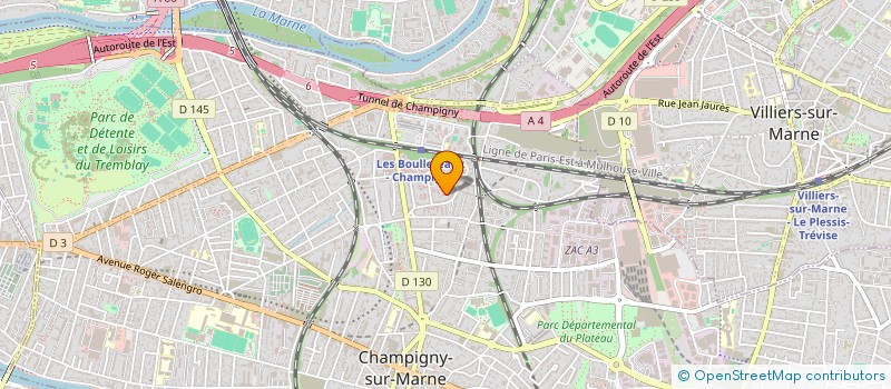localisation de l'entreprise MONSIEUR THIBAUT POIRIER à CHAMPIGNY-SUR-MARNE