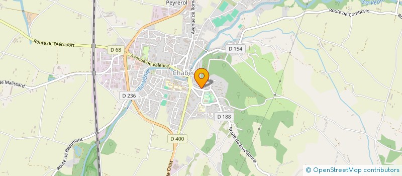 localisation de l'entreprise MONSIEUR THIBAUT PORTE à CHABEUIL