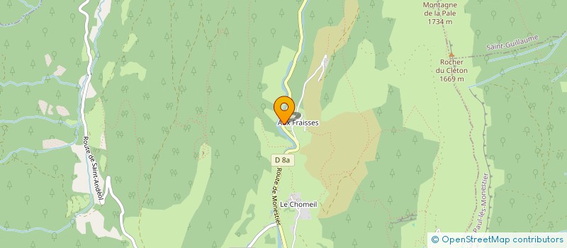 localisation de l'entreprise MONSIEUR THIBAUT PRAYER  GRESSE-EN-VERCORS