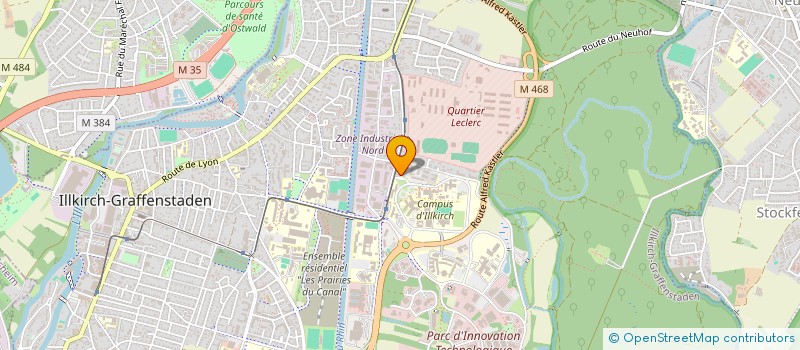 localisation de l'entreprise MONSIEUR THIBAUT PRINCELLE  ILLKIRCH-GRAFFENSTADEN