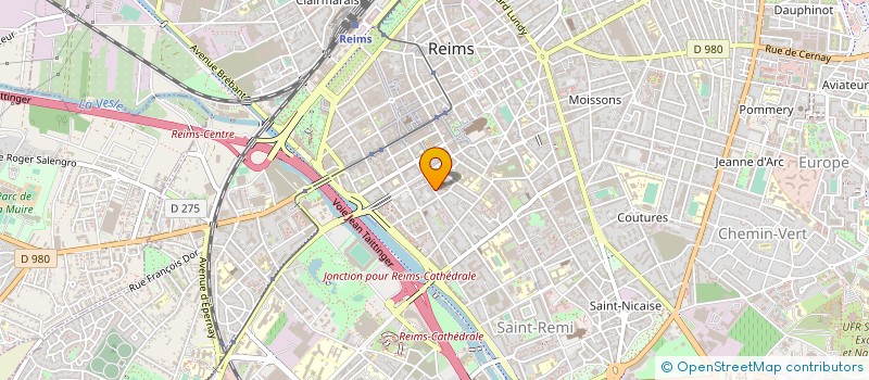 localisation de l'entreprise MONSIEUR THIBAUT PROCUREUR  REIMS