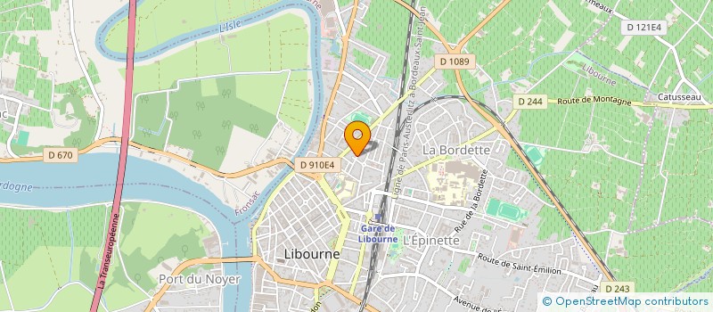 localisation de l'entreprise MONSIEUR THIBAUT PRZYROWSKI à LIBOURNE