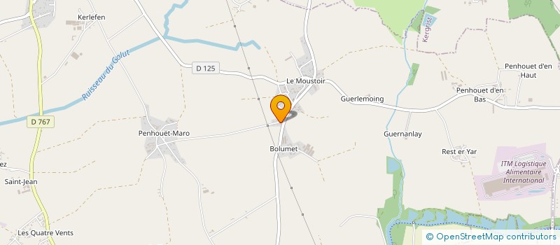 localisation de l'entreprise MONSIEUR THIBAUT QUEFFELEC  NEULLIAC