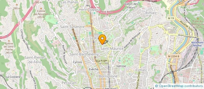 localisation de l'entreprise MONSIEUR THIBAUT RAFFA à NICE