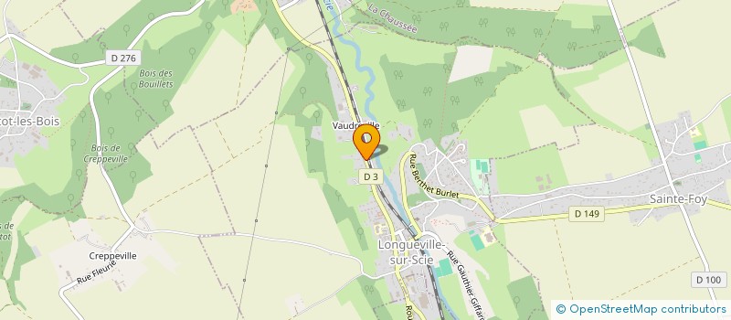 localisation de l'entreprise MONSIEUR THIBAUT RENAUT  LONGUEVILLE-SUR-SCIE