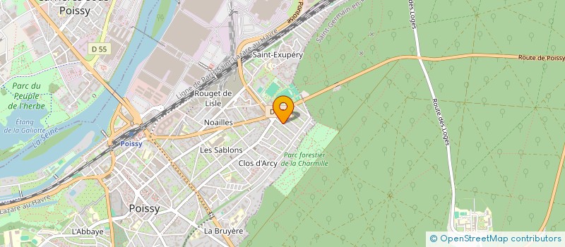 localisation de l'entreprise MONSIEUR THIBAUT ROBERT  POISSY