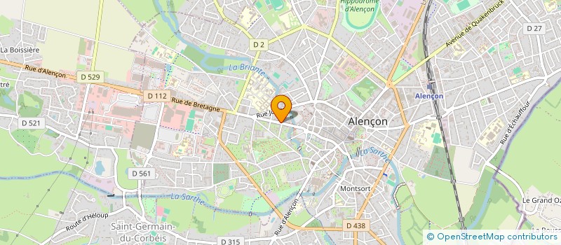 localisation de l'entreprise MONSIEUR THIBAUT ROSE à ALENCON