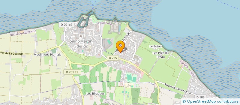 localisation de l'entreprise MONSIEUR THIBAUT RUAULT  SAINT-MARTIN-DE-RE