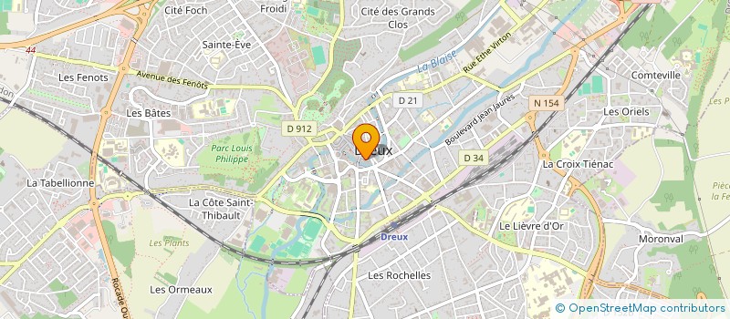 localisation de l'entreprise MONSIEUR THIBAUT RUAULT à DREUX