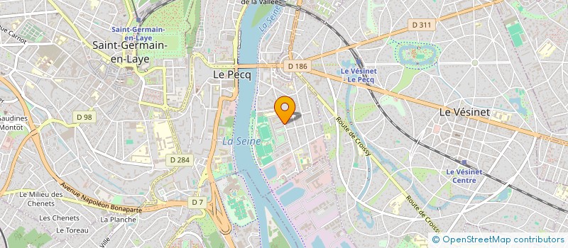 localisation de l'entreprise MONSIEUR THIBAUT RUGGERI à LE PECQ