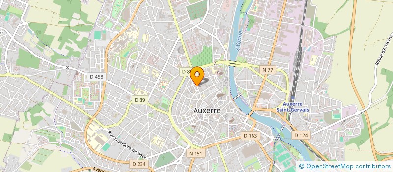 localisation de l'entreprise MONSIEUR THIBAUT SALANIAT à AUXERRE