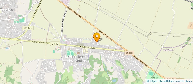 localisation de l'entreprise MONSIEUR THIBAUT SALANON  SAINT-PIERRE-DE-CHANDIEU