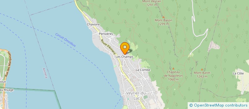 localisation de l'entreprise MONSIEUR THIBAUT SAMBOURG à VEYRIER-DU-LAC